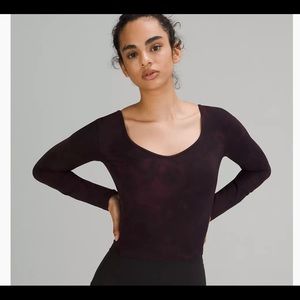 NWT Lululemon Align Crop long sleeve top